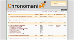 Desktop Screenshot of forum.chronomania.net