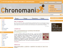 Tablet Screenshot of chronomania.net